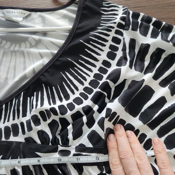 Trina Turk Swimsuit Cover-up‎ Dress S Beach Vacation Resortwear Coastal Summer - Picture 6 of 6